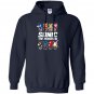 Sonic hedgehog characters royal Hoodie