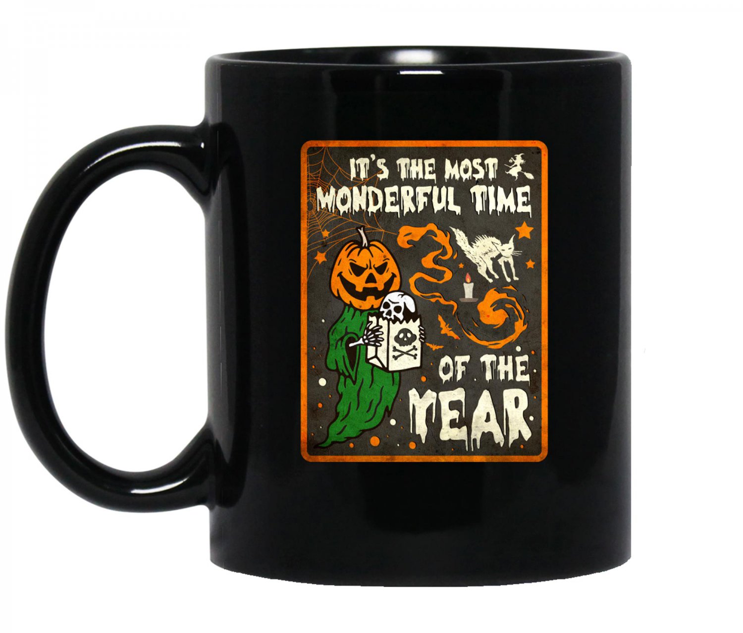 It's the Most Wonderful Time of the Year, Retro Vintage Halloween 90s, Halloween town Mug