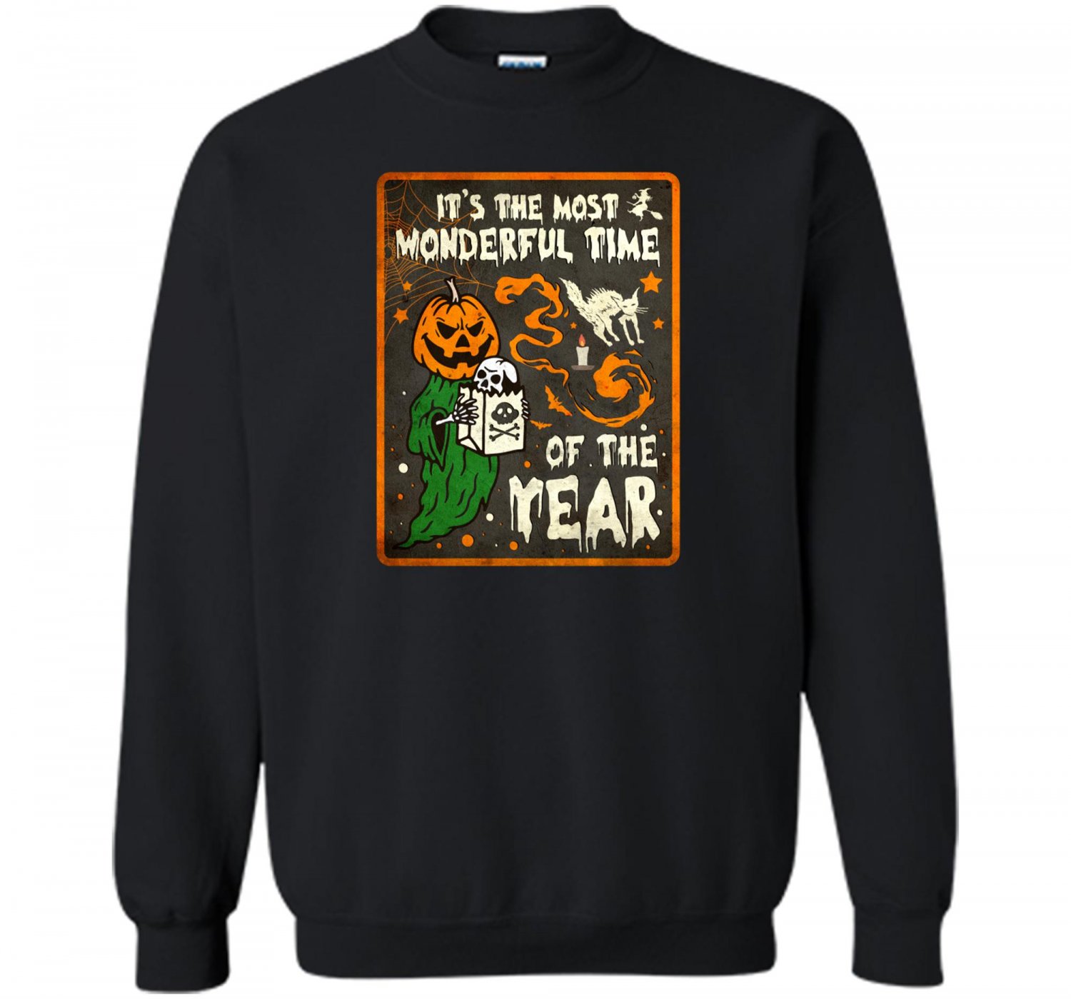 It's the Most Wonderful Time of the Year, Retro Vintage Halloween 90s, Halloween town Sweatshirt