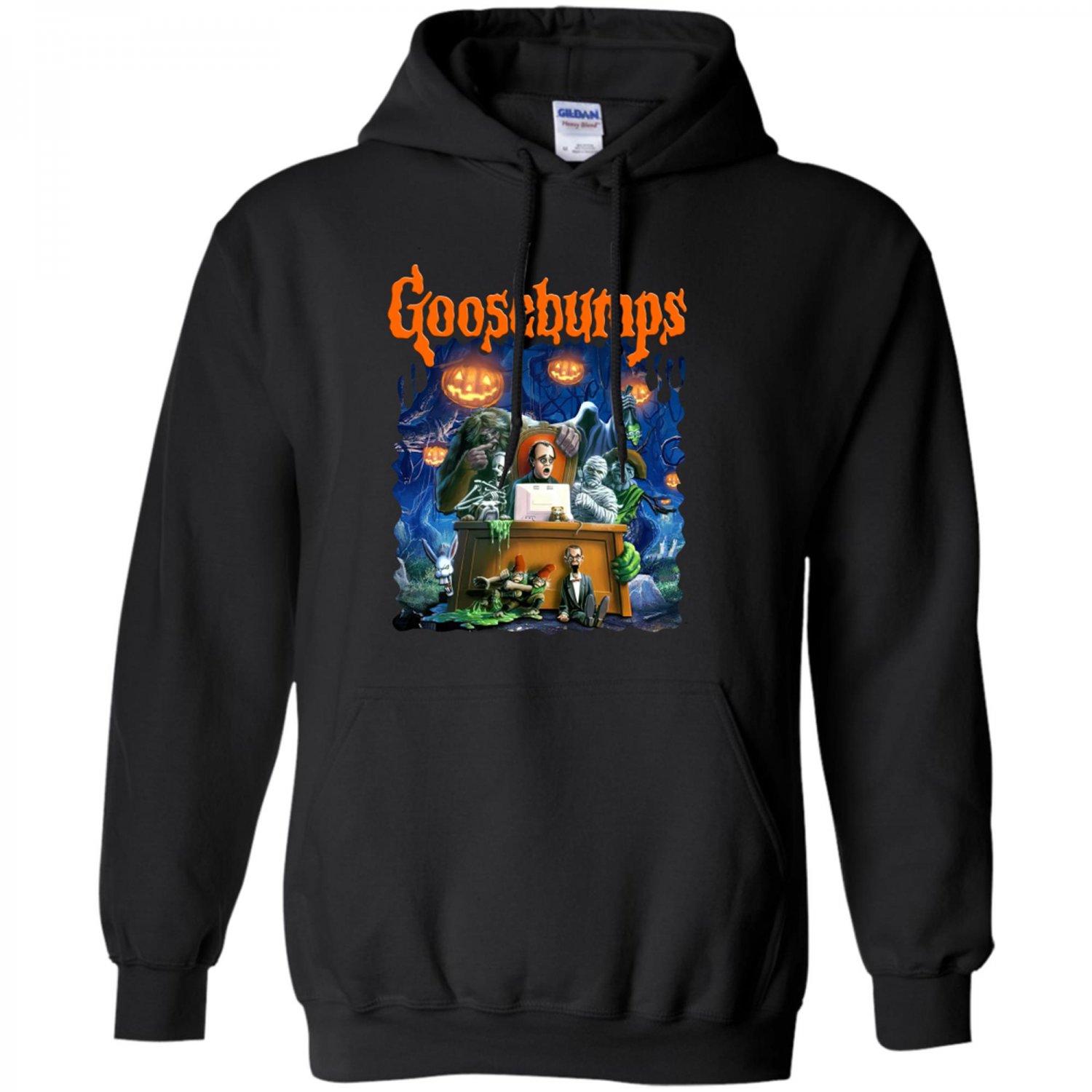 Goosebump, Retro Halloween, Goosebump Pumpkin Ghost, Horror Movie, Spooky Season Hoodie