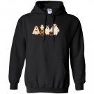 Halloween, Ghost, Halloween Dog, Ghost Dog, Happy Halloween, Retro Spooky Season Hoodie