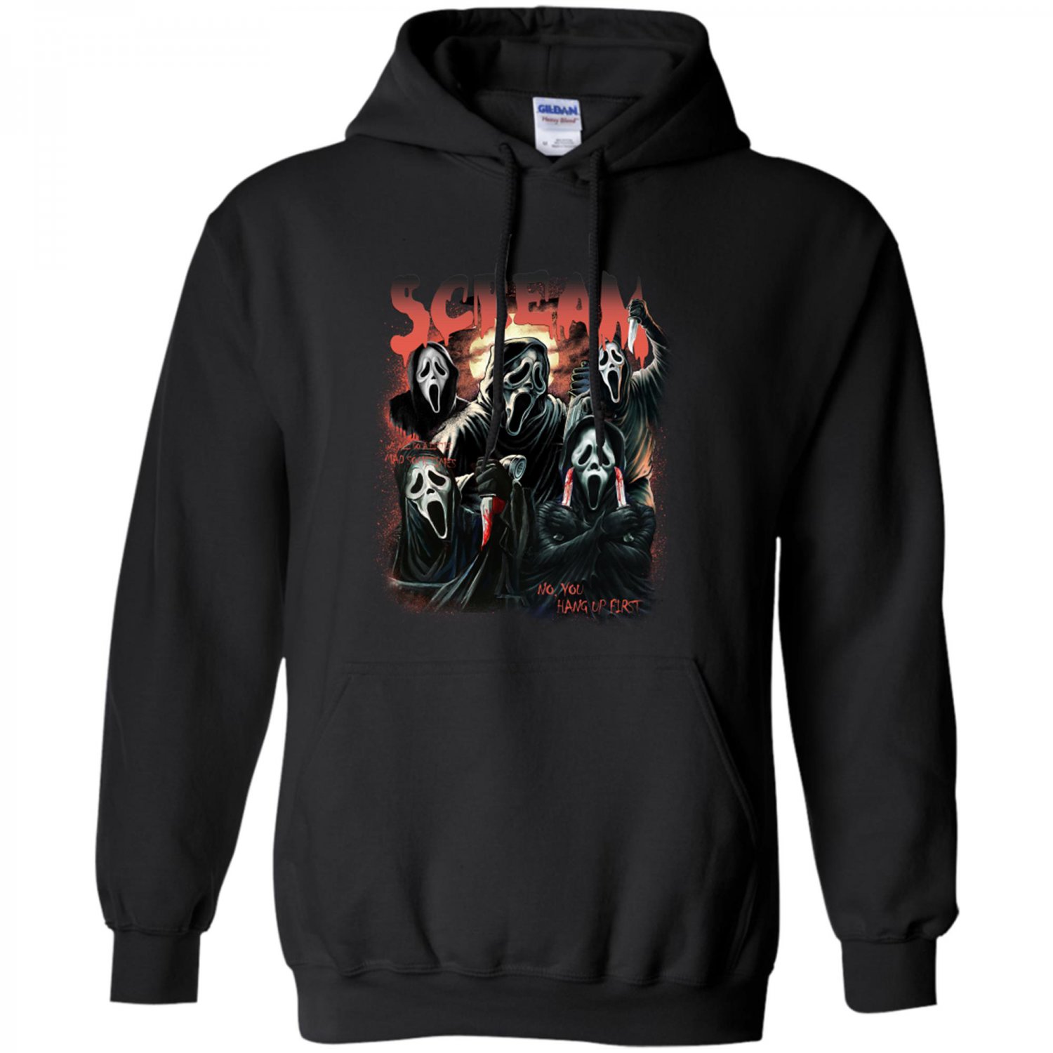 Vintage Scream Ghostface, Halloween Friday 13th T-shirt Gift for scary movies lover Hoodie