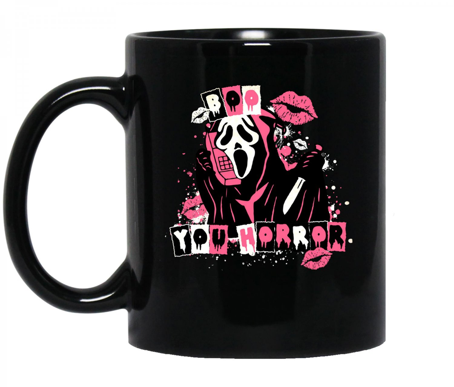 Boo You Horror, Horror Ghostface, Halloween Gift, Funny Halloween, Funny Ghostface, Boo Squad Mug