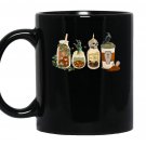 Fall Coffee, Cute Halloween, Coffee Lover , Halloween Skeleton Latte Drink Cup, Goth Skeleton Mug