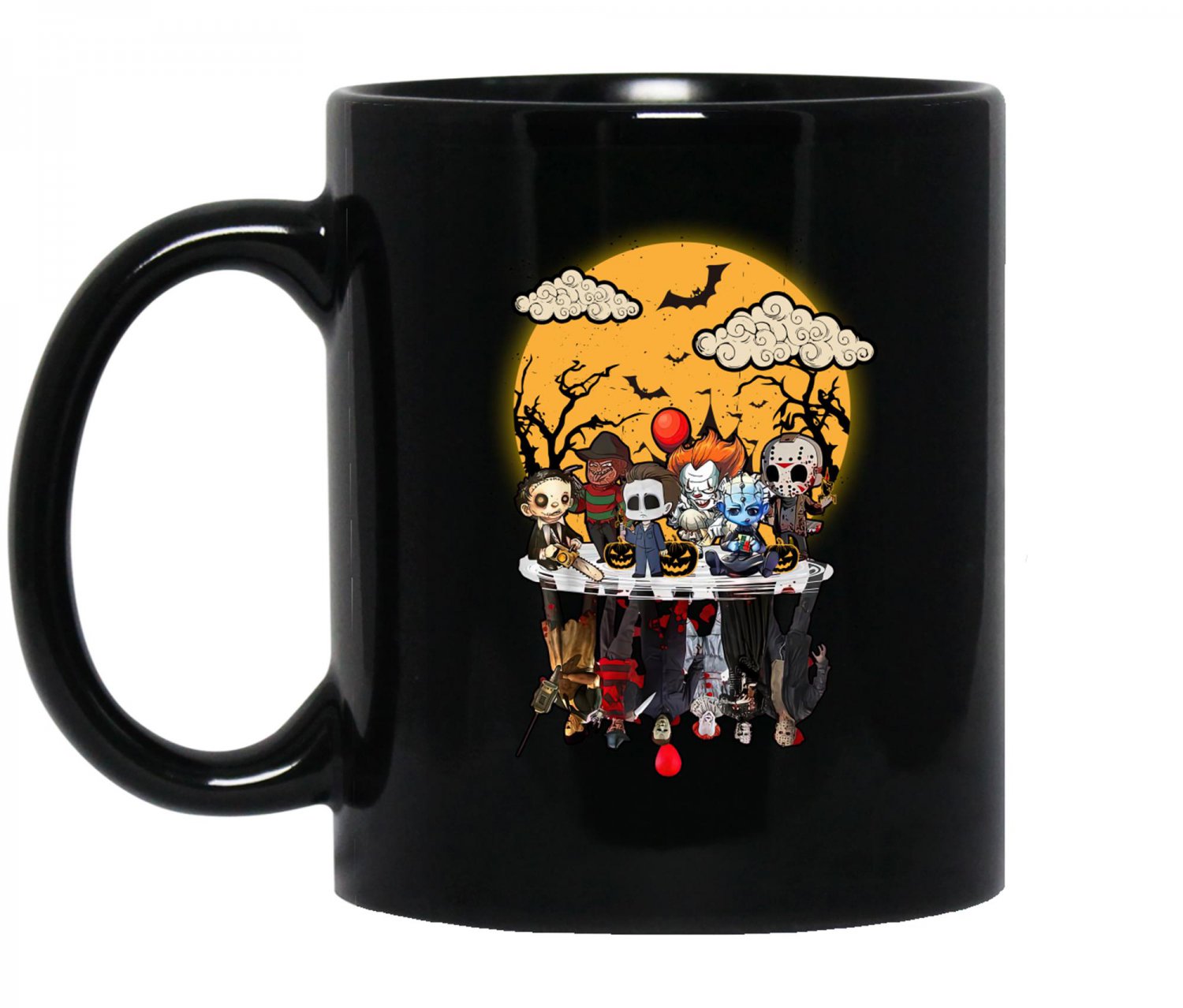 Halloween Reflections, Horror Movie Mug