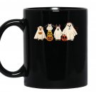 Halloween, Ghost, Halloween Dog, Ghost Dog, Happy Halloween, Retro Spooky Season Mug