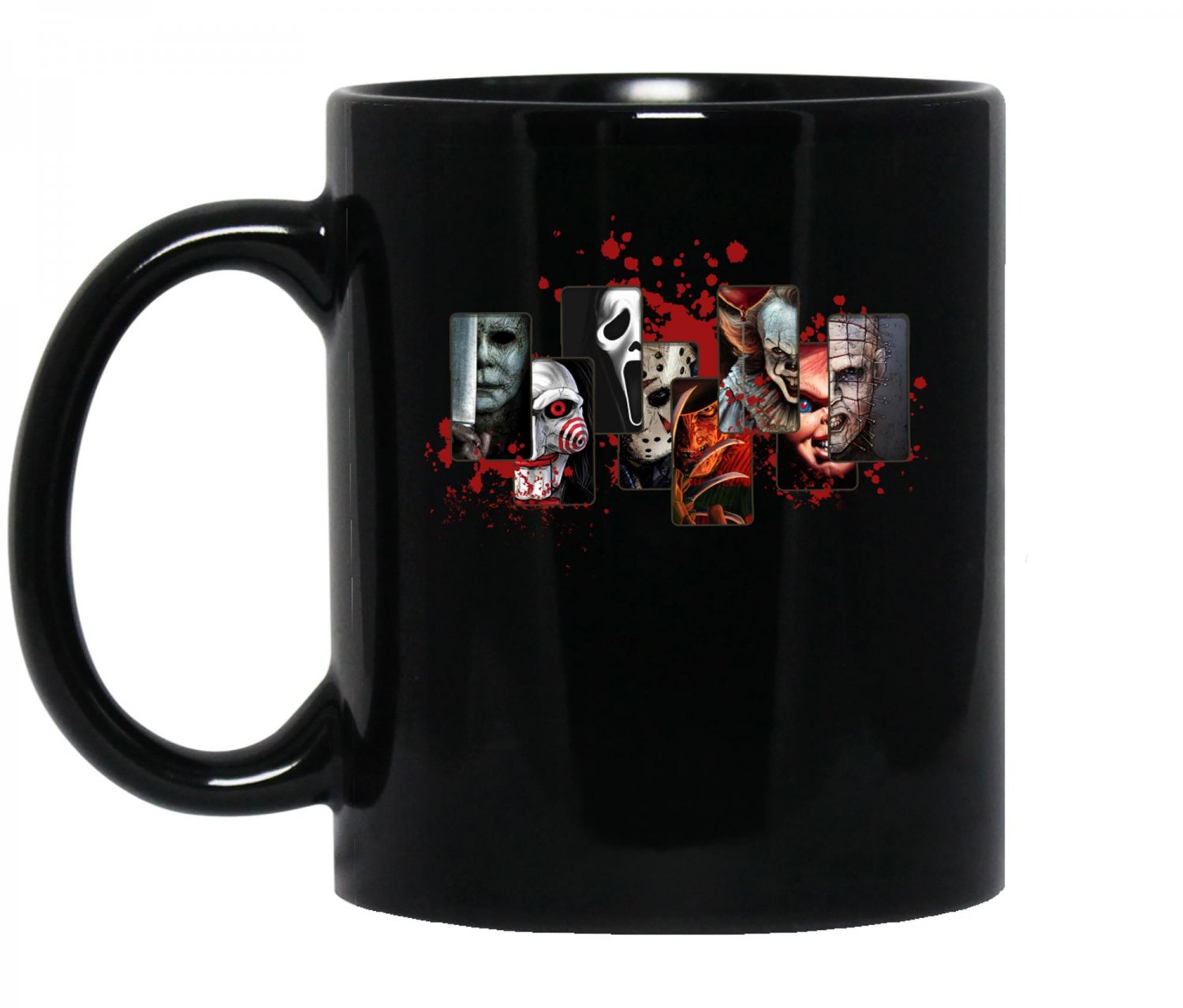 Horror Movie Characters, Halloween Horror Movie, Horror Movie Gift, Scary Halloween Mug