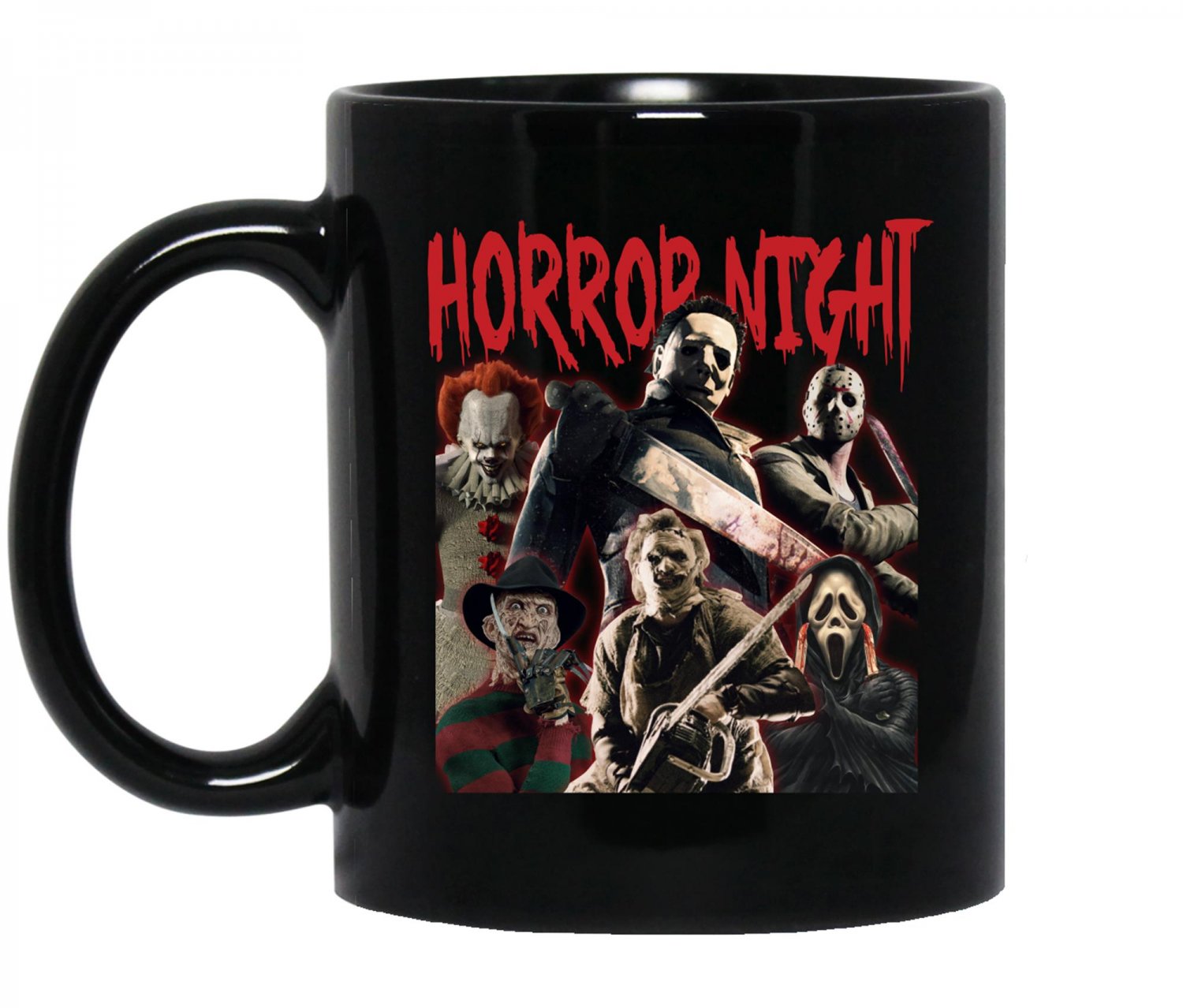 Horror Night, Halloween Friday 13th Gift for scary movies lover Mug