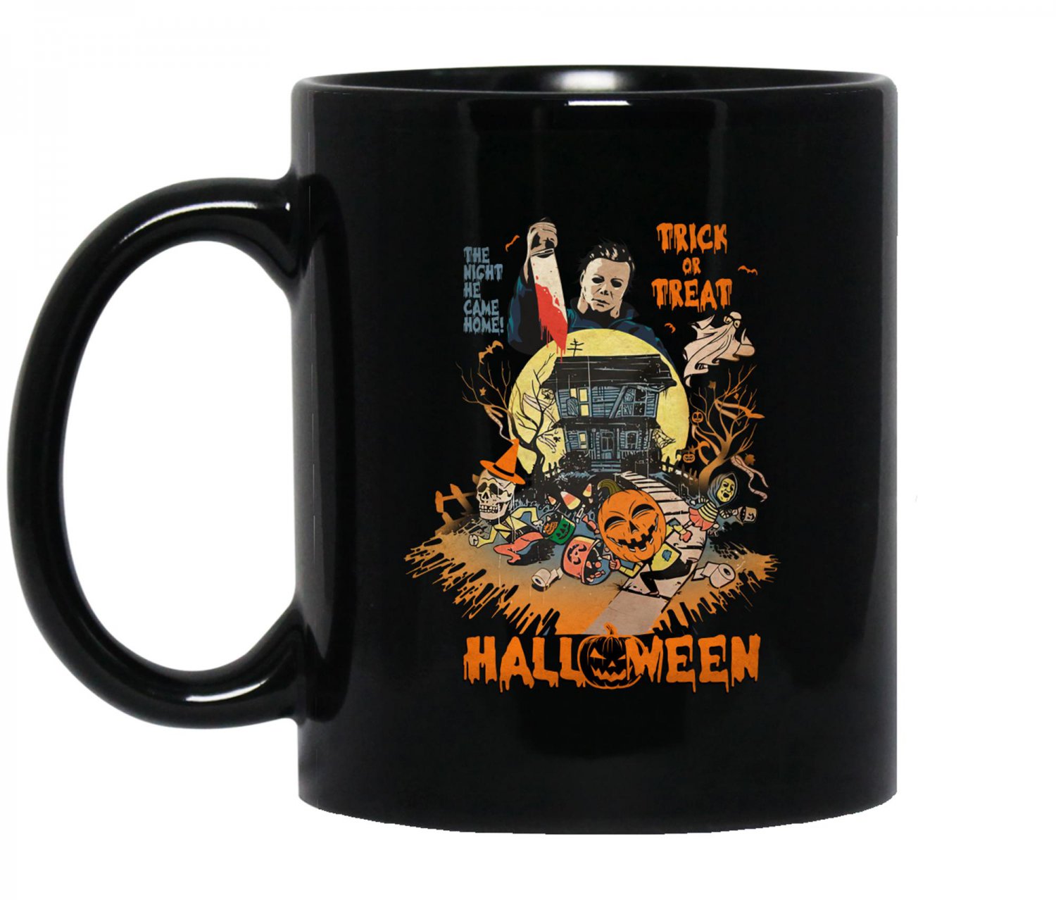 Michael Myers Halloween, Trick Or Treat-The Night He Came Home, Horror Movies Mug