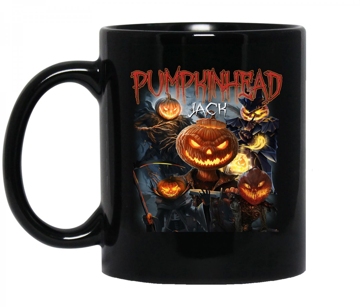 Pumpkin Head Halloween, Horror Scary Season Gift, Halloween Spooky Season Mug