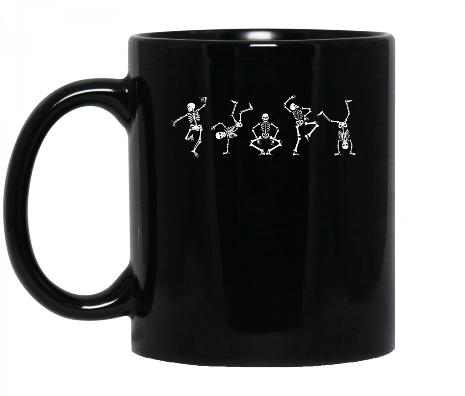 Retro Halloween Comfort Colors, Dancing Skeleton Halloween, Vintage Ghost Halloween Mug