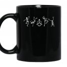 Retro Halloween Comfort Colors, Dancing Skeleton Halloween, Vintage Ghost Halloween Mug