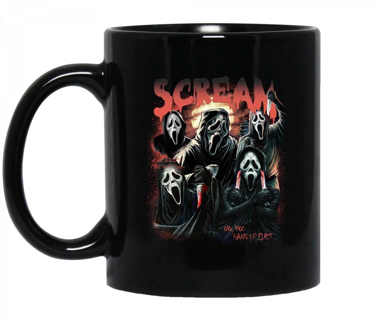 Vintage Scream Ghostface, Halloween Friday 13th T-shirt Gift for scary movies lover Mug