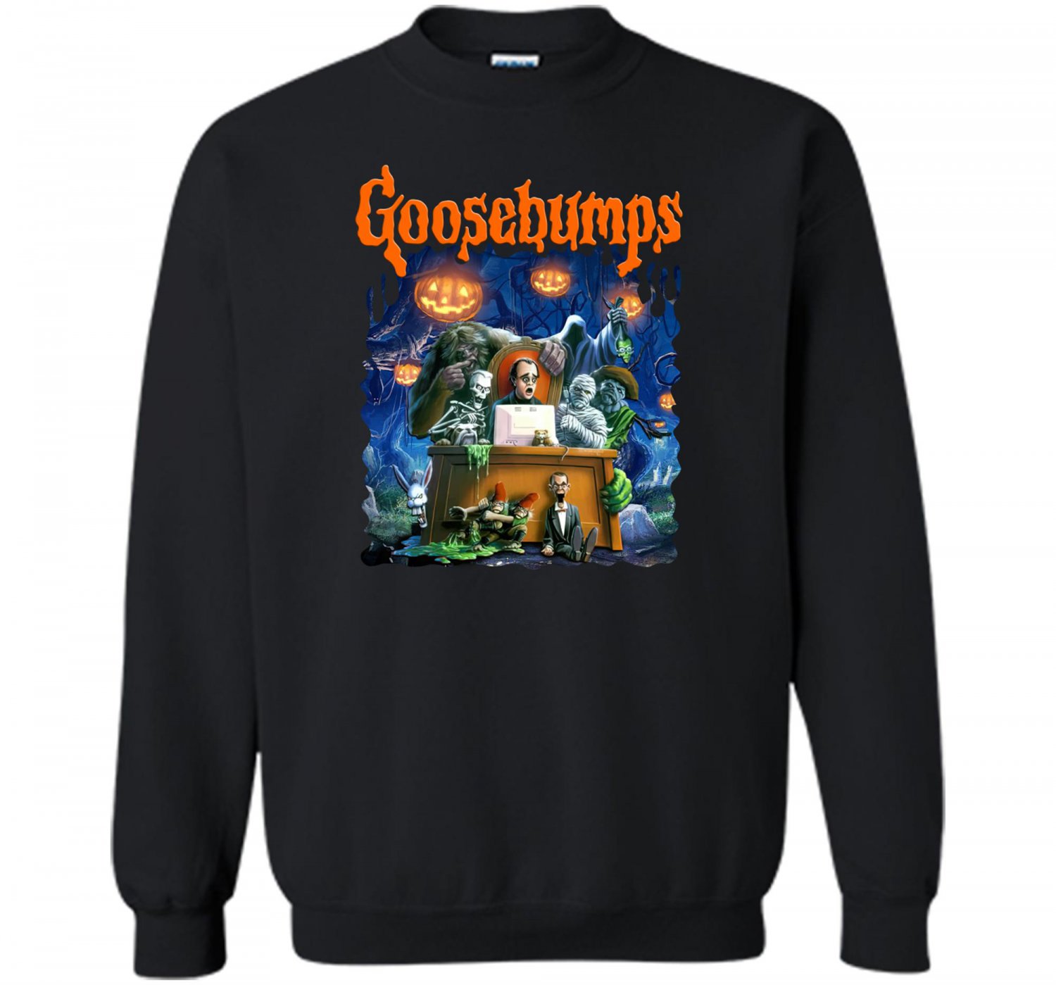 Goosebump, Retro Halloween, Goosebump Pumpkin Ghost, Horror Movie, Spooky Season Sweashirt