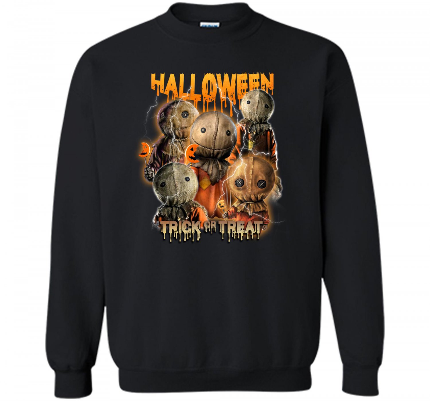 Halloween Sam Trick Or Treat, Horror Scary Season Gift Halloween Spooky Season Sweashirt