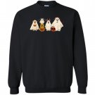 Halloween, Ghost, Halloween Dog, Ghost Dog, Happy Halloween, Retro Spooky Season Sweashirt