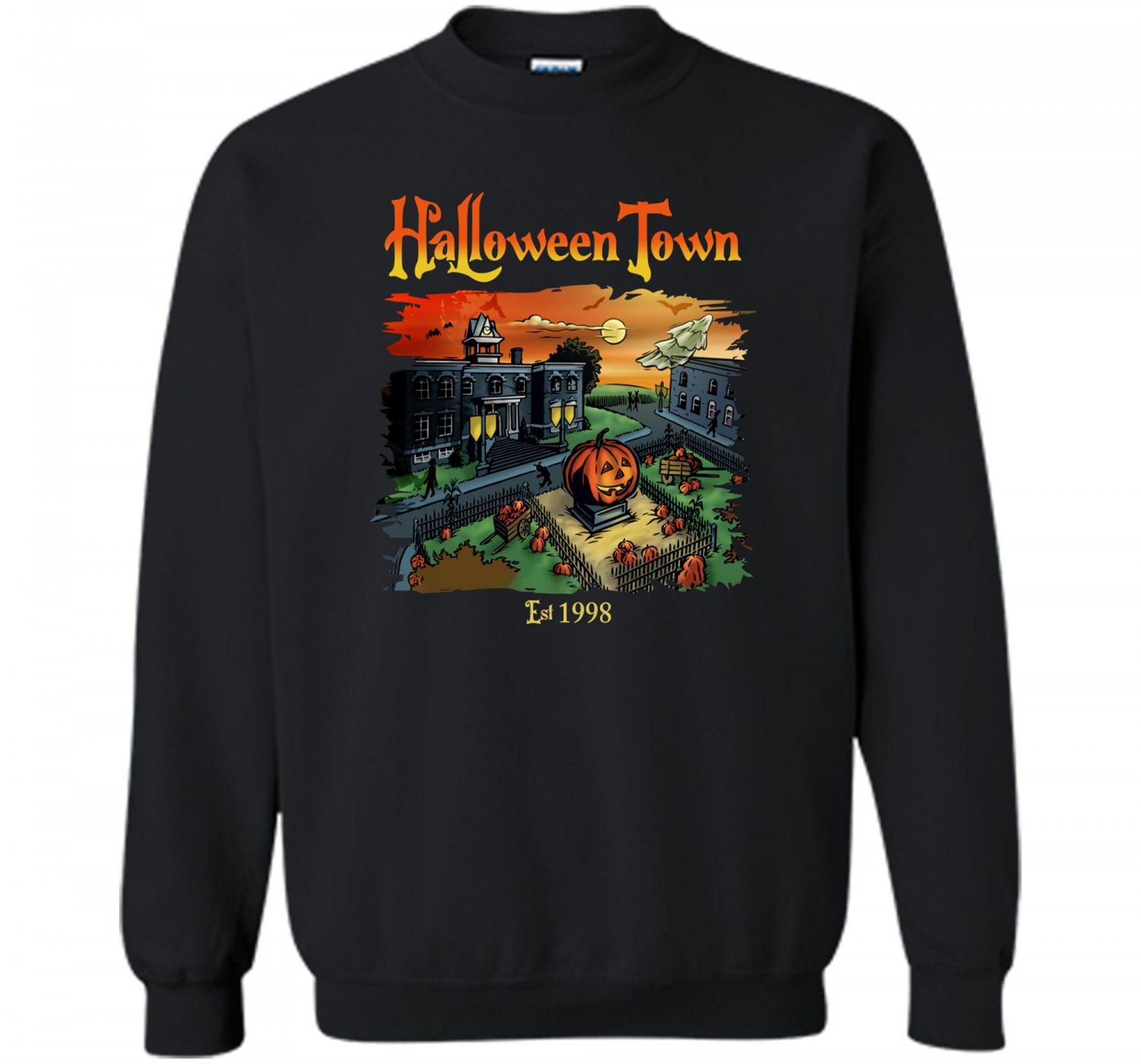 Halloween Town 1998, Disney Halloween, Halloween Party, Halloween Town Fall, Fall Pumpkin Sweashirt