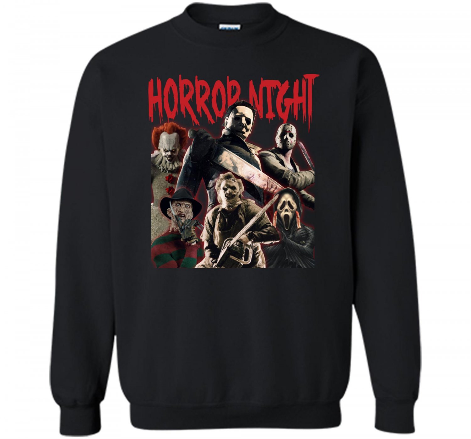 Horror Night, Halloween Friday 13th Gift for scary movies lover Sweashirt