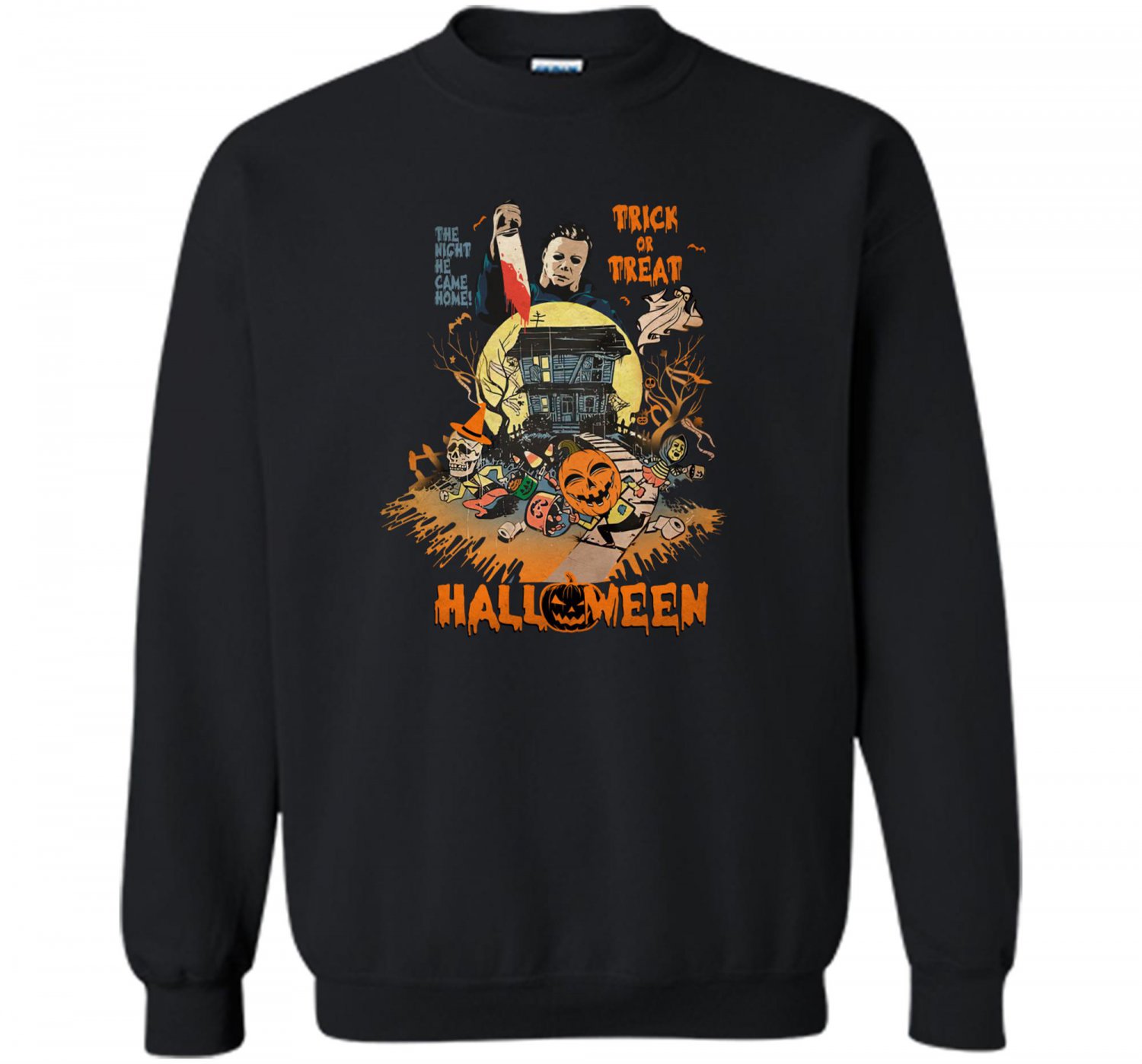 Michael Myers Halloween, Trick Or Treat-The Night He Came Home, Horror Movies Sweashirt