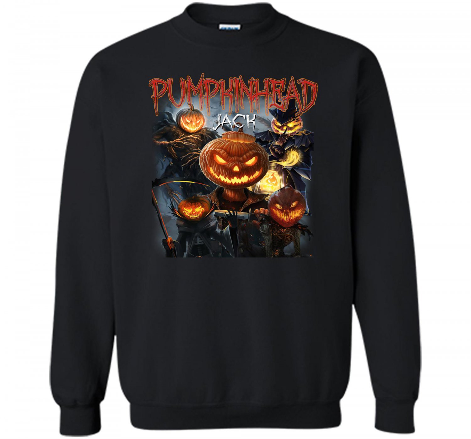 Pumpkin Head Halloween, Horror Scary Season Gift, Halloween Spooky Season Sweashirt
