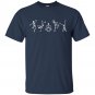 Retro Halloween Comfort Colors, Dancing Skeleton Halloween, Vintage Ghost Halloween T-shirt