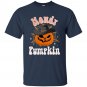 Retro Halloween Comfort Colors, Howdy Pumpkin Western, Vintage Ghost Halloween T-shirt
