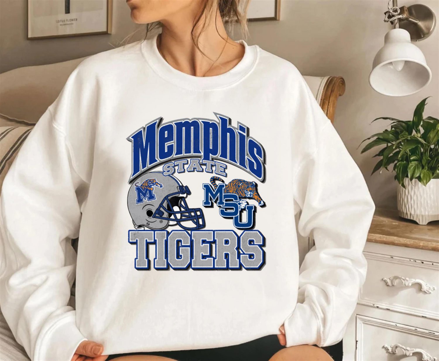 Vintage 90s Memphis State University Sweatshirt