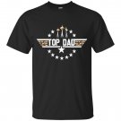 Top Dad  Funny 80s Father Air Humor Movie Gun 1980s Military Force Men T-Shirt
