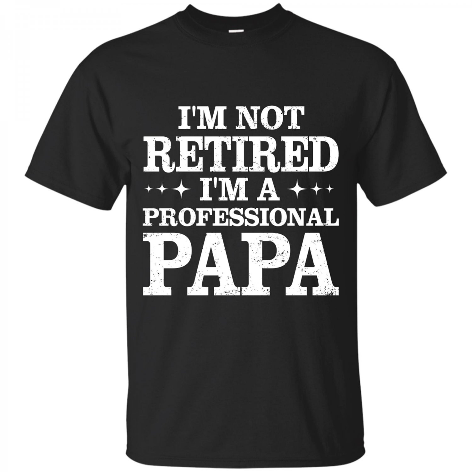 I'm Not Retired I'm Professional Papa T-shirt