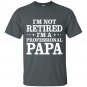 I'm Not Retired I'm Professional Papa T-shirt