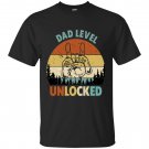 Father T-Shirt - Dad Level Unlocked T-shirt