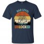 Father T-Shirt - Dad Level Unlocked T-shirt