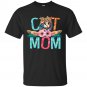 Boho Cat Mom Cat Mama Cat Lover Mother's Day Gift For Mom, Cat Lover Tshirt, Boho tee