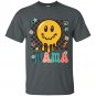 Retro Mama Mama Smiley Face Mother's Day Shirt, Mom T shirt