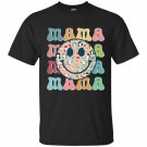 Retro Mama Smiley Face Mama Mother's Day Shirt For Mom, Pregnancy Announcement T-Shirt