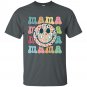 Retro Mama Smiley Face Mama Mother's Day Shirt For Mom, Pregnancy Announcement T-Shirt
