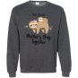 Our First Mother's Day Shirt, Mother's Day Gift Sloth mom and baby Sweashirt