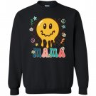 Retro Mama Mama Smiley Face Mother's Day Shirt, Mom Sweashirt