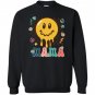 Retro Mama Mama Smiley Face Mother's Day Shirt, Mom Sweashirt