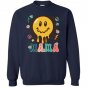 Retro Mama Mama Smiley Face Mother's Day Shirt, Mom Sweashirt