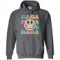 Retro Mama Smiley Face Mama Mother's Day Shirt For Mom, Pregnancy Announcement Hoodie