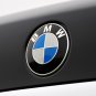 A pair of 2 82mm 74mm BMW Hood Emblem Trunk Emblem BMW Hood/Trunk Roundel Emblem