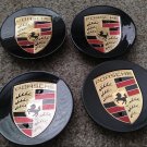 4 Rims WHEEL CENTRE CAPS Black 65MM, fits Porsche Macan Parts # 95B601150A