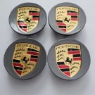 76mm, Four Dark Grey Rims Center Caps fit Porsche 911 Wheel rims OEM Porsche rims.
