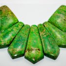 Yellow Green Sea Sediment Turquoise CABOCHON 7 PCS Beads Set Imperial Jasper Yellow Green Sea Sediment Turquoise CABOCHON 7 PCS Beads Set Imperial Jasper