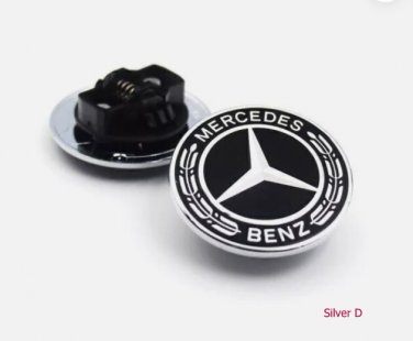 57mm Front Hood Bonnet Emblem Badge Logo for Mercedes Benz C E S Class CLA AMG