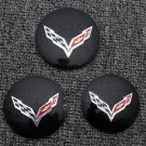 Four New 65MM Corvette WHEEL CAP DECALS EMBLEMS 2 1/2 INCH