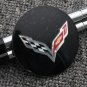Four New 65MM Corvette WHEEL CAP DECALS EMBLEMS 2 1/2 INCH