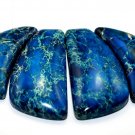 Blue Sea Sediment Turquoise CABOCHON 4 PCS Beads Set Imperial Jasper Cabs Blue Sea Sediment Turquoise CABOCHON 4 PCS Beads Set Imperial Jasper Cabs