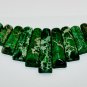 Deep Green Sea Sediment Turquoise CABOCHON 11 PCS Beads Set Imperial Jasper